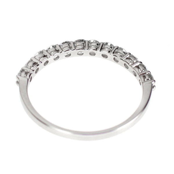 Pt900 ダイヤモンド リング 0.50ct ハーフエタニティ