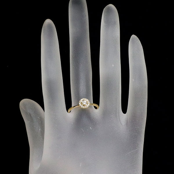 wish upon a star K18YG ダイヤモンド リング 0.088ct D0.05ct