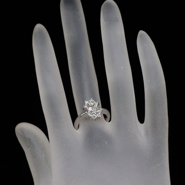 Pt900 ダイヤモンド リング 0.95ct フラワー