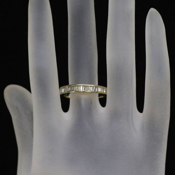 K18YG ダイヤモンド リング 0.43ct ハーフエタニティ