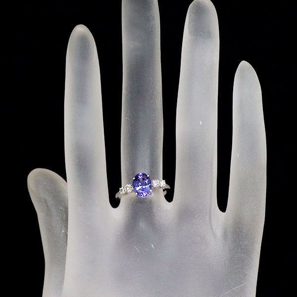 K18WG タンザナイト ダイヤモンド リング 1.48ct D0.18ct — セルビー
