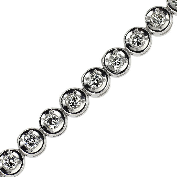 Pt850 ダイヤモンド テニス ブレスレット 1.00ct