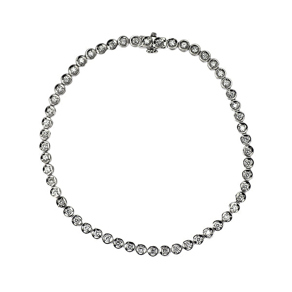 Pt850 ダイヤモンド テニス ブレスレット 1.00ct