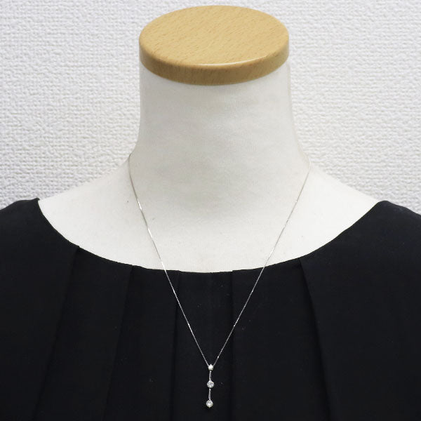 K18WG ダイヤモンド ペンダントネックレス 0.524ct