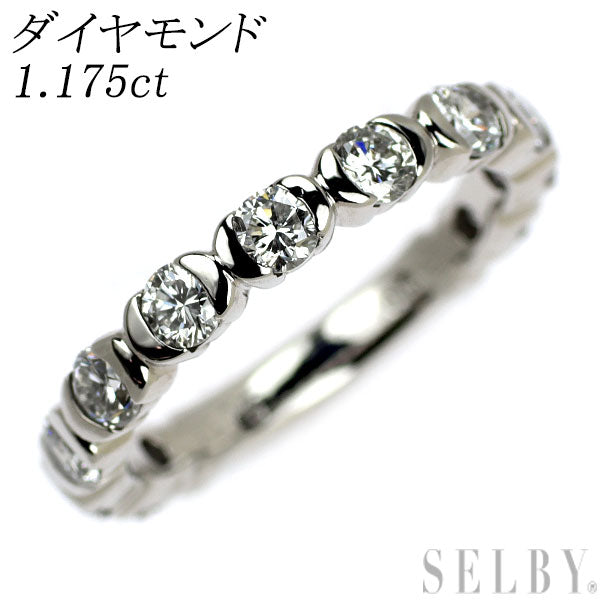 Pt900 ダイヤモンド リング 1.175ct セミエタニティ