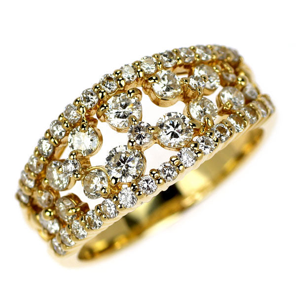 K18YG ダイヤモンド リング 1.00ct