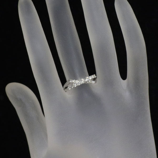 K18WG ダイヤモンド リング 0.50ct