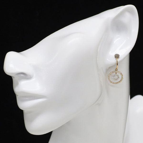 K18WG/PG ダイヤモンド ピアス 0.60ct