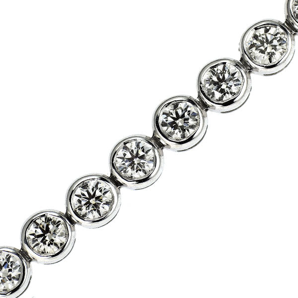 K18WG H&C ダイヤモンド テニス ブレスレット 2.83ct