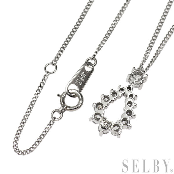 セイコー Pt900/ Pt850 ダイヤモンド ペンダントネックレス 0.52ct