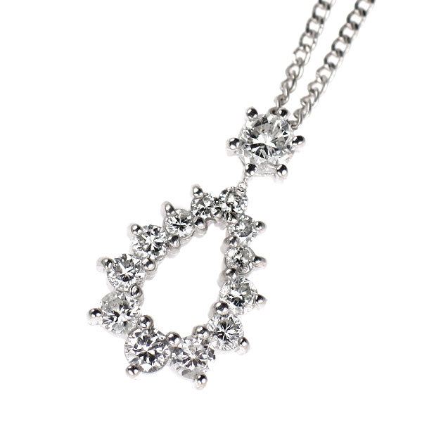 セイコー Pt900/ Pt850 ダイヤモンド ペンダントネックレス 0.52ct