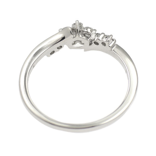 Pt900 ダイヤモンド リング 0.18ct フラワー