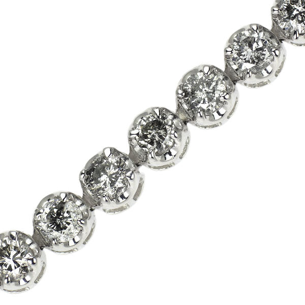 K18WG ダイヤモンド ブレスレット 3.00ct テニス