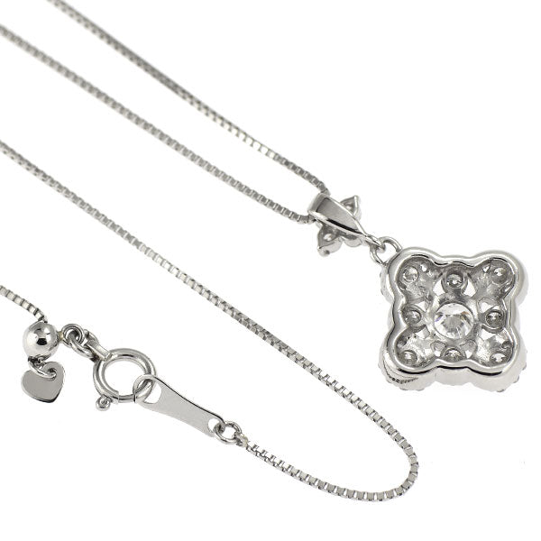 Pt900/ Pt850 ダイヤモンド ペンダントネックレス 0.37ct D0.63ct