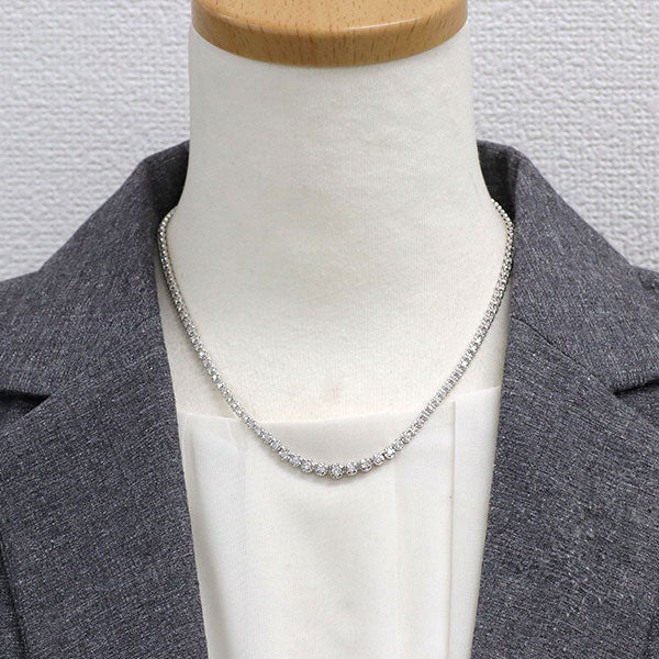 Pt850 ダイヤモンド ネックレス 3.00ct テニス