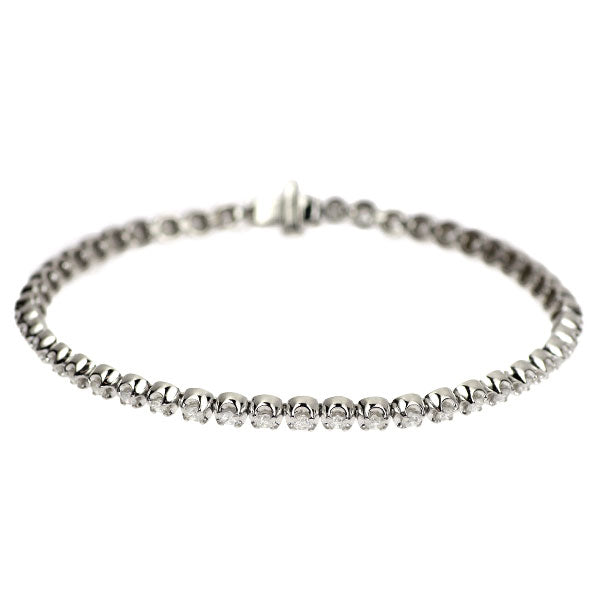 Pt850 ダイヤモンド ブレスレット 2.00ct テニス
