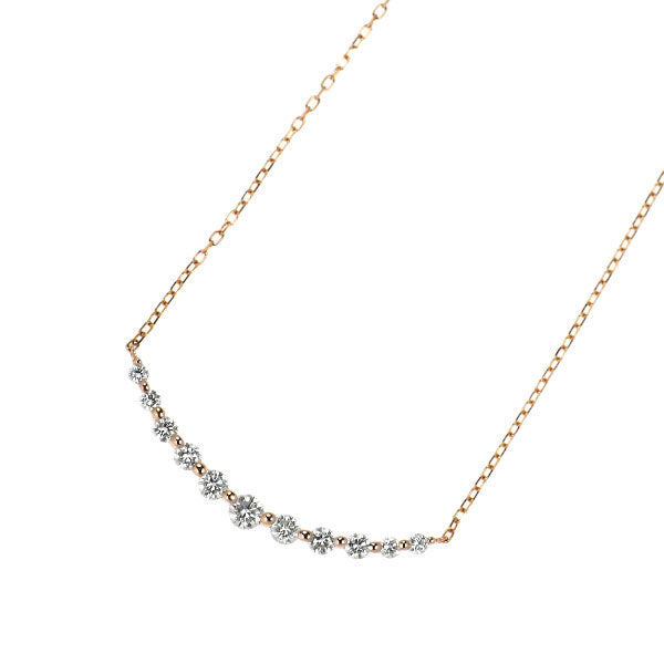 K18PG ダイヤモンド ペンダントネックレス 0.50ct