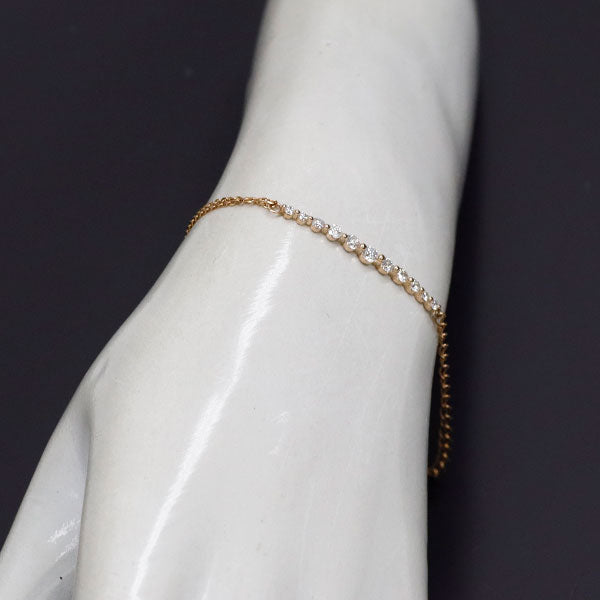K18YG ダイヤモンド ブレスレット 0.50ct
