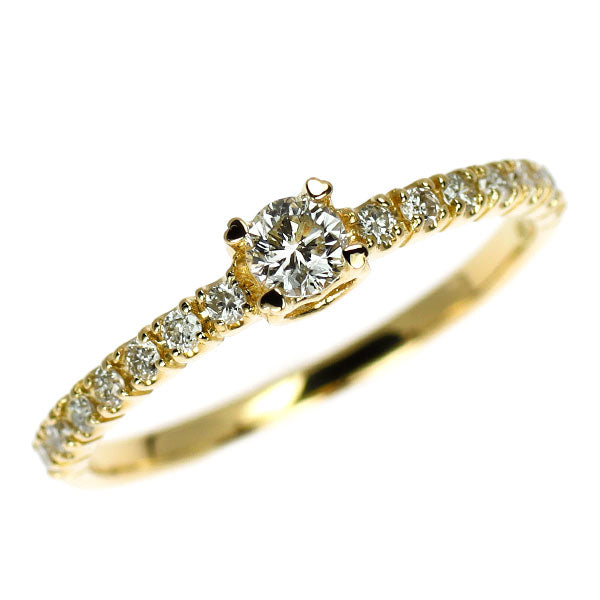 K18YG ダイヤモンド リング 0.30ct