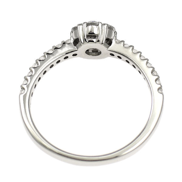 K18WG ダイヤモンド リング 0.50ct