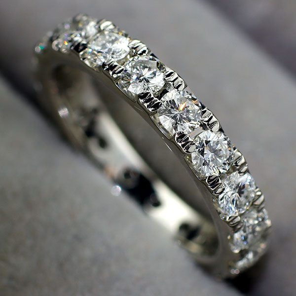 Pt900 ダイヤモンド リング 2.00ct フルエタニティ
