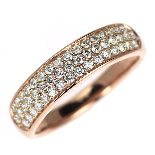 K18PG ダイヤモンド リング 0.50ct パヴェ