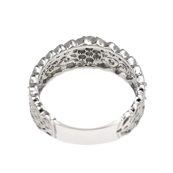 Pt900 ダイヤモンド リング 0.35ct アンティークレース
