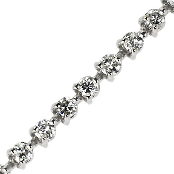 Pt850 ダイヤモンド テニス ブレスレット 1.80ct