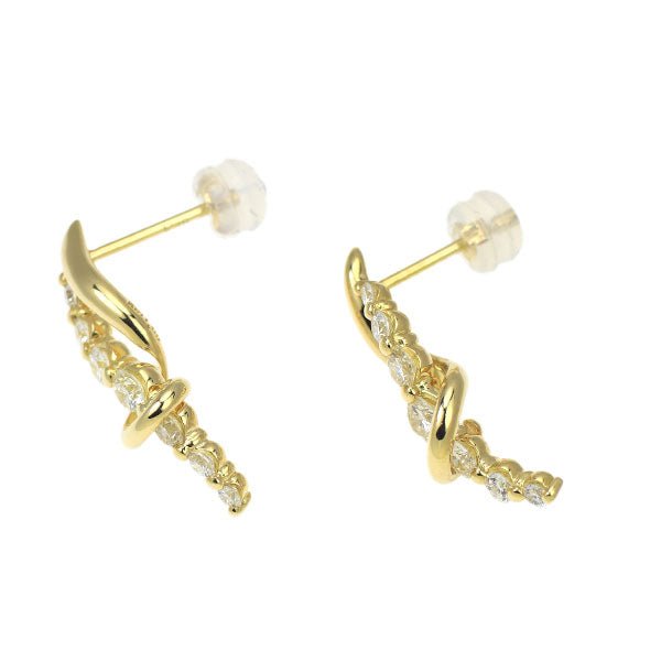 K18YG ダイヤモンド ピアス 1.00ct