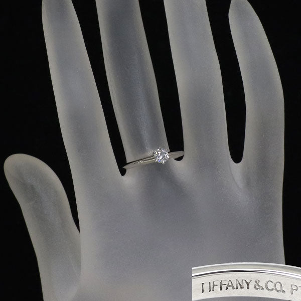 ティファニー Pt950 ダイヤモンド リング 0.28ct ソリティア