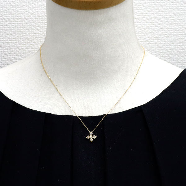 ローリーロドキン K18YG ダイヤモンド ペンダントネックレス