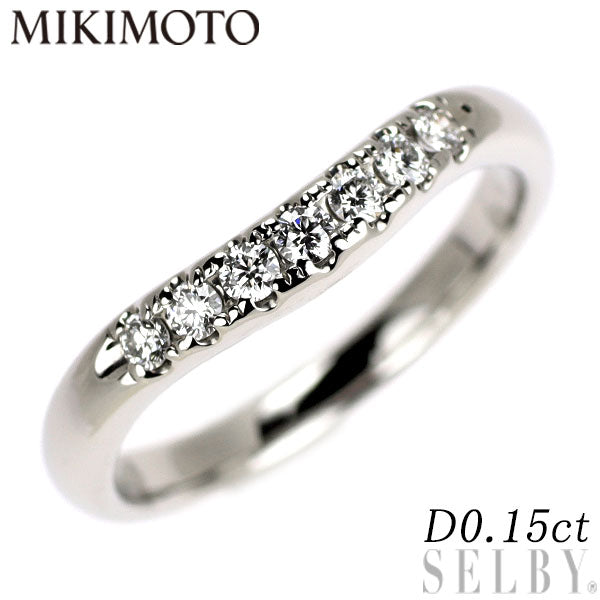 ミキモト Pt950 ダイヤモンド リング 0.15ct