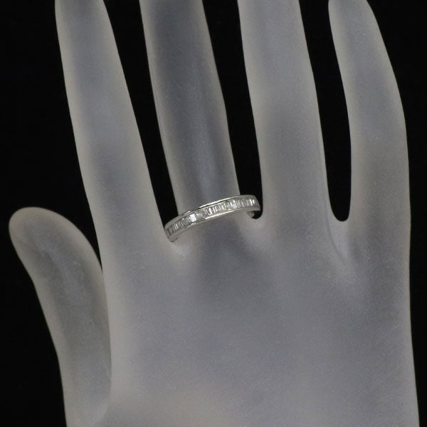 K18WG ダイヤモンド リング 0.48ct  ハーフエタニティ