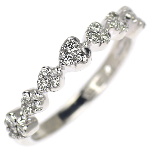 ポンテヴェキオ K18WG ダイヤモンド リング 0.16ct ハート — セルビー
