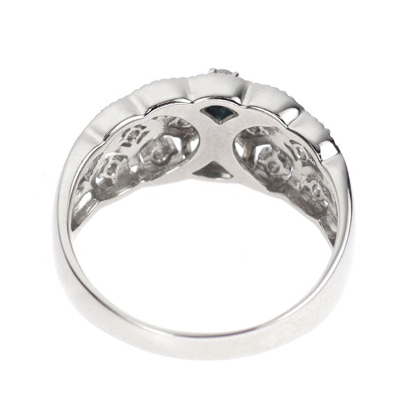 希少 Pt900 ブラジル産アレキサンドライト ダイヤモンド リング 0.25ct D0.28ct