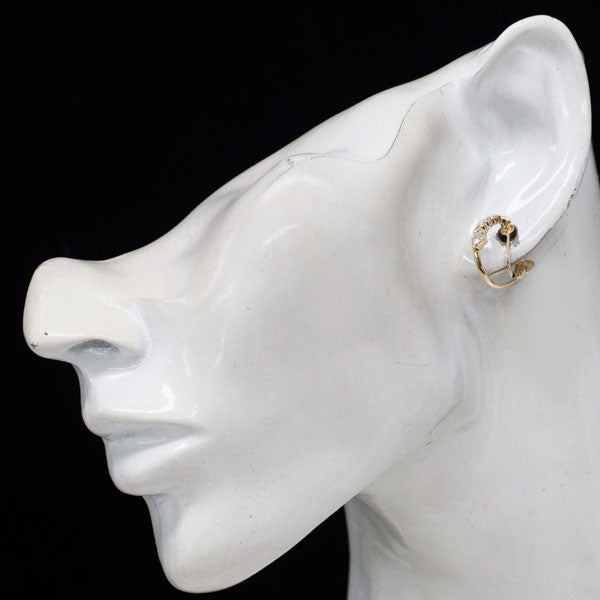 K18YG ダイヤモンド イヤリング 0.36ct