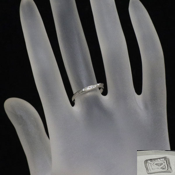 ラザールキャプラン Pt950 ダイヤモンド リング 0.05ct