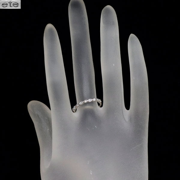 エテ/ete Pt900 ダイヤモンド リング 0.32ct ハーフエタニティ