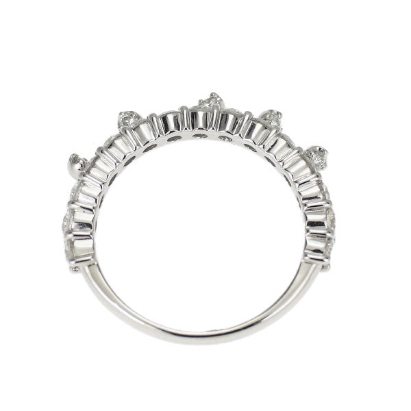 K18WG ダイヤモンド リング 0.82ct