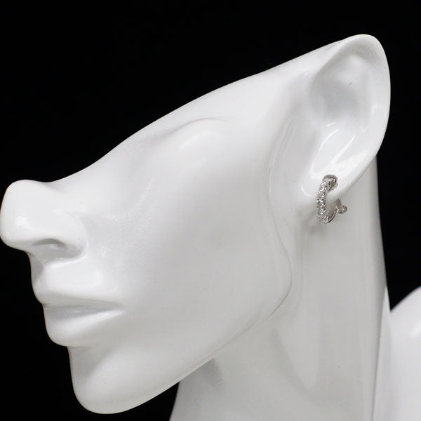 Pt900 ダイヤモンド フープ イヤリング 0.818ct