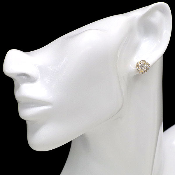 新品 K18YG LDH ハートシェイプ ダイヤモンド ピアス 1.683ct G/J SI1/SI2 D0.70ct【エスコレ】