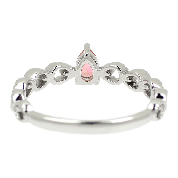 新品 希少 Pt950 ナイジェリア産ヴェイリネナイト リング 0.171ct【エスコレ】