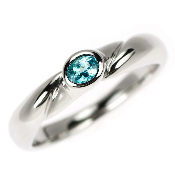Pt900 パライバトルマリン リング 0.18ct