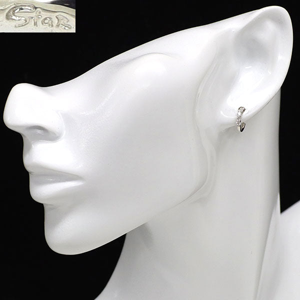 スタージュエリー Pt950 ダイヤモンド ピアス 0.28ct