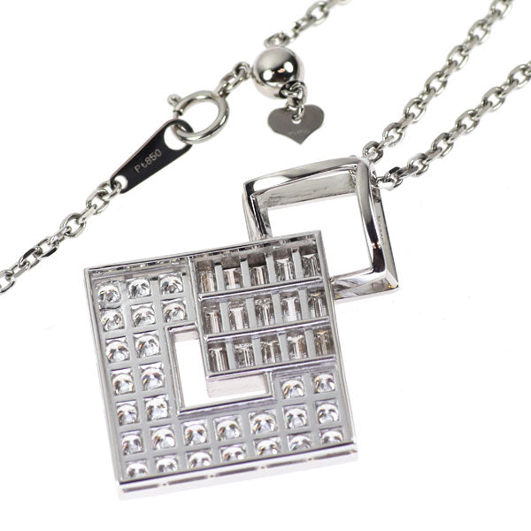 Pt900/ Pt850 ダイヤモンド ペンダントネックレス 3.53ct