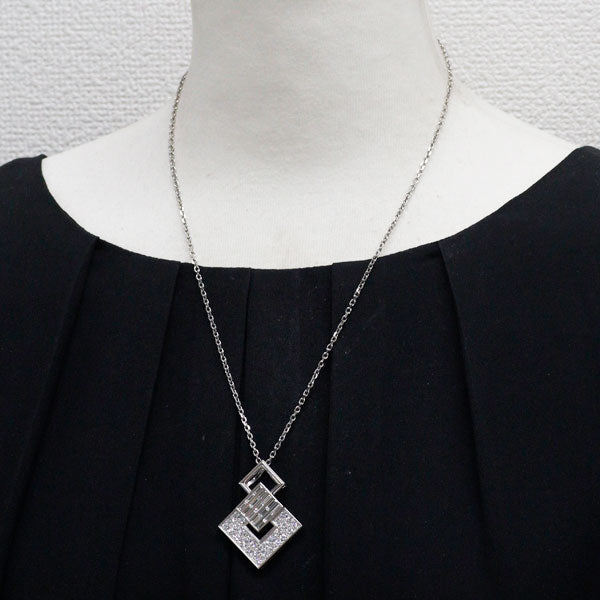 Pt900/ Pt850 ダイヤモンド ペンダントネックレス 3.53ct