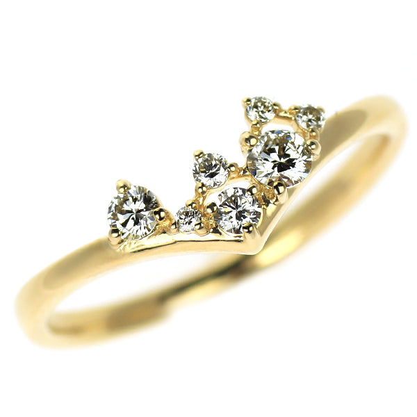 K18YG ダイヤモンド リング 0.17ct