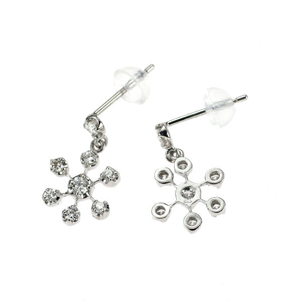 K18WG ダイヤモンド ピアス 0.30ct