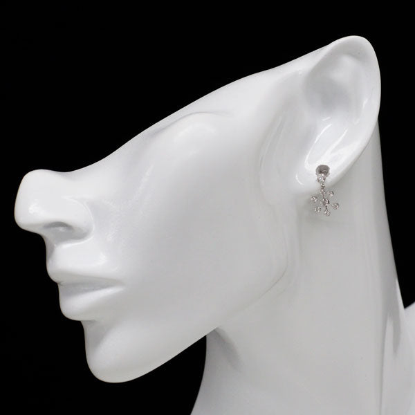 K18WG ダイヤモンド ピアス 0.30ct