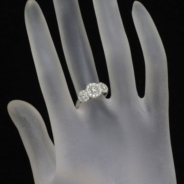 Pt950 ダイヤモンド リング 0.75ct